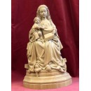 21. Notre Dame avec Enfant sur trône - tilleuil